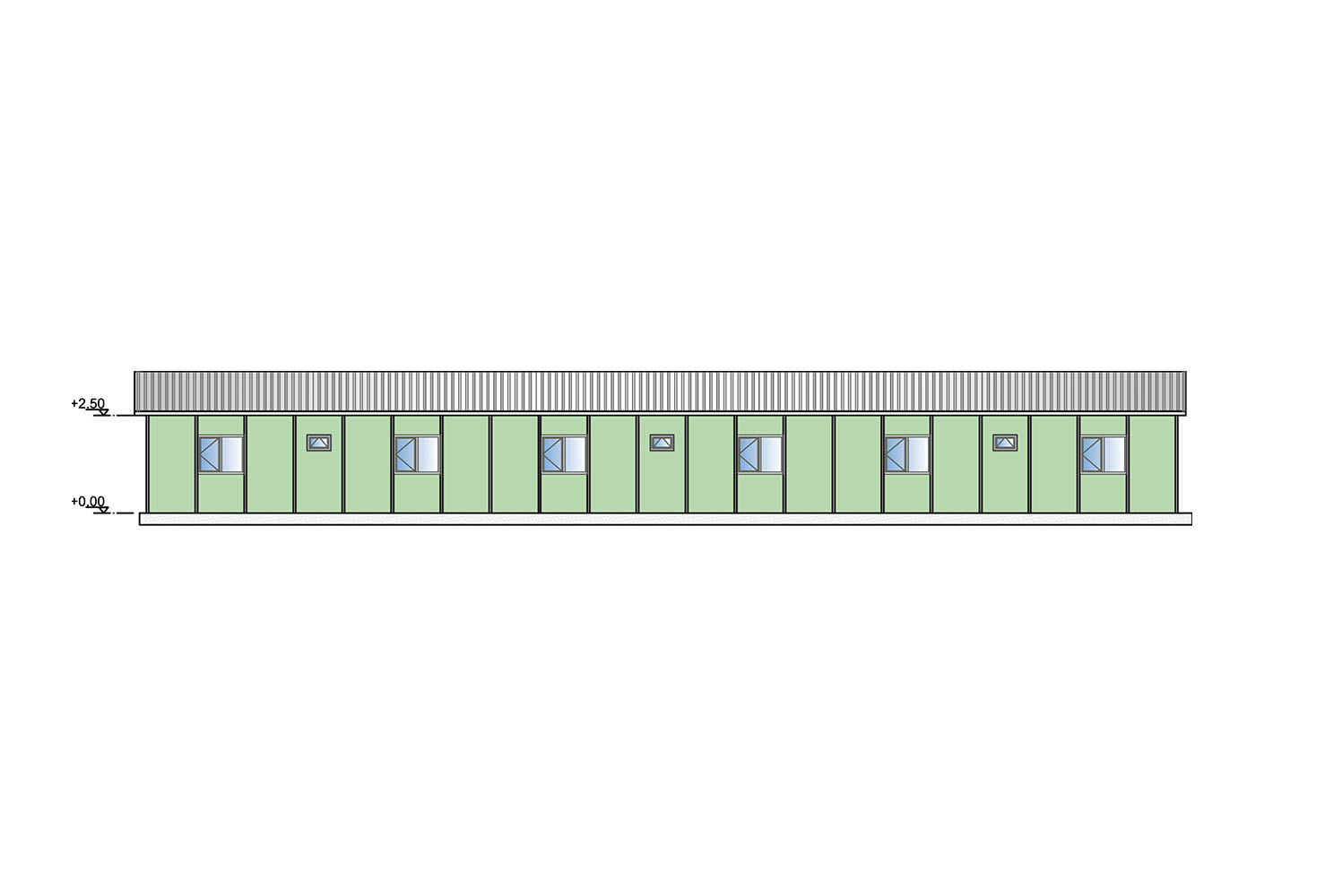 Prefabrik İdari Yatakhane - 238 M2