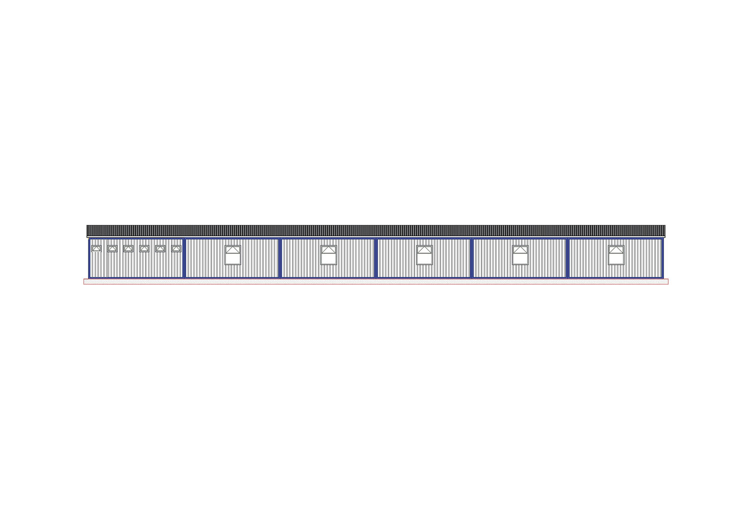 Konteyner İşci Yatakhane - 288 M2 (80 Kişilik)